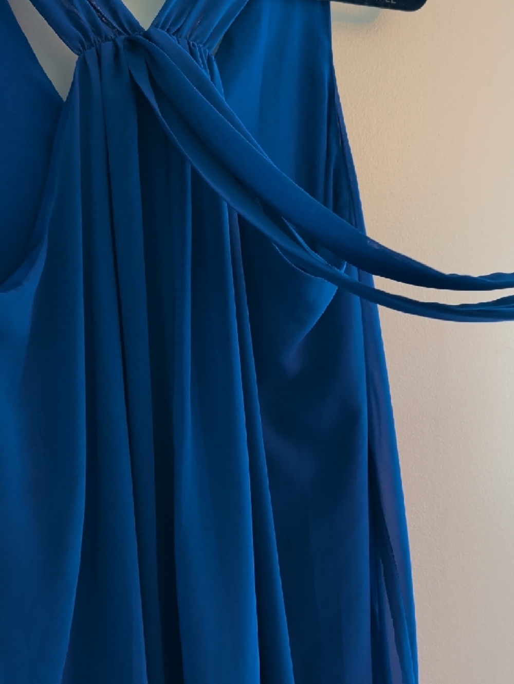 New York & Co. Royal Blue Sleeveless Shift Dress – Size S | V-Neck | Lined - Picture 5 of 9